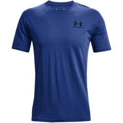 Koszulka męska Under Armour Sportstyle Left Chest Ss niebieska 1326799 432 M