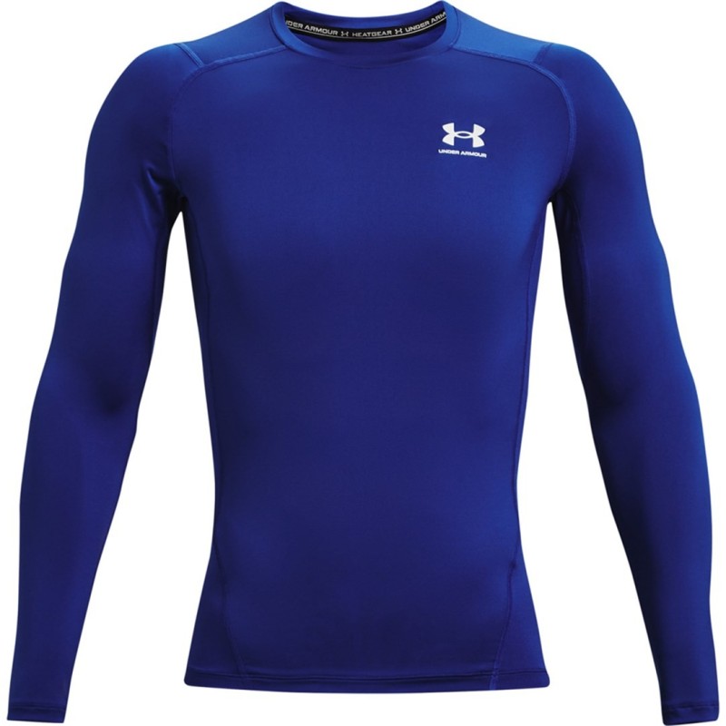 Koszulka męska Under Armour HG Armour Comp LS niebieska 1361524 400