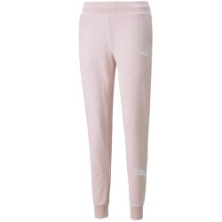 Spodnie damskie Puma Power Graphic Pants różowe 847115 16 L