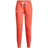 Spodnie damskie Under Armour Rival Fleece pomarańczowe 1356416 877 XL