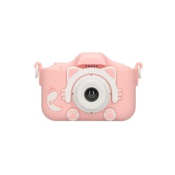 Extralink Kids Camera H27 Dual Różowy | Aparat cyfrowy | 1080P 30fps, wyświetlacz 2.0"