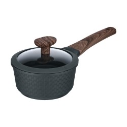 Resto Kitchenware 93900 garnek 1,3 l Okrągły Czarny