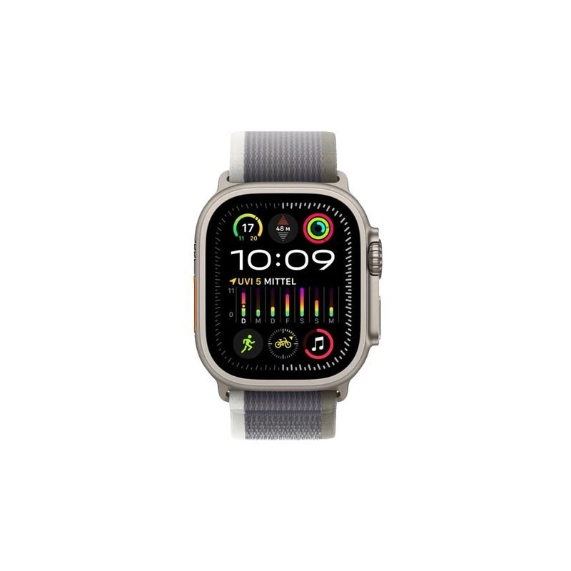 Apple Watch Ultra 2 GPS+komórka. 49mm Tytanowy zielony/szary S/M