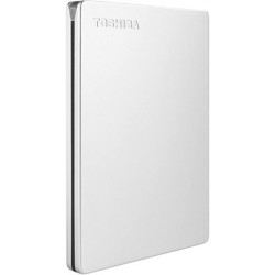 Toshiba Canvio Slim zewnętrzny dysk twarde 2 TB 2.5" Micro-USB B 3.2 Gen 1 (3.1 Gen 1) Srebrny