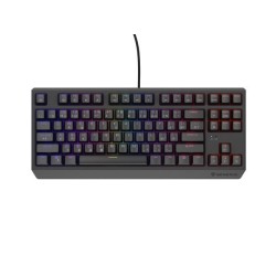 KLAWIATURA DLA GRACZY GENESIS THOR 230 TKL CZ/SK RGB MECHANICZNA OUTEMU RED CZARNA HOT SWAP