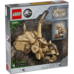 LEGO JURASSIC WORLD 76969 Szkielety dinozaurów: czaszka triceratopsa