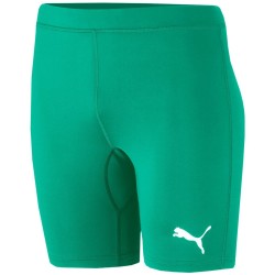 Spodenki męskie Puma Liga Baselayer Short Tight zielone 655924 05 M