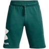 Spodenki męskie Under Armour Rival FLC Big Logo Shorts zielone 1357118 722 S