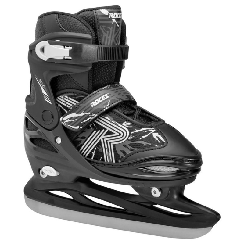 Łyżwy Roces Jokey Ice 3.0 Boy czarno-białe 450707 05 34-37