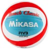 Piłka siatkowa plażowa Mikasa Beach Classic biało-czerwono-niebieska BV543C-VXB-RSB 5