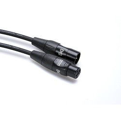 Hosa Technology HMIC-025 kabel audio 7,62 m XLR (3-pin) Czarny