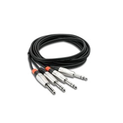 Hosa - Kabel PRO 2 x TRS 6.35mm - 2 x TRS 1.5m