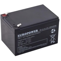 Akumulator AGM EUROPOWER serii EP 12V 12Ah (Żywotność 6-9 lat)