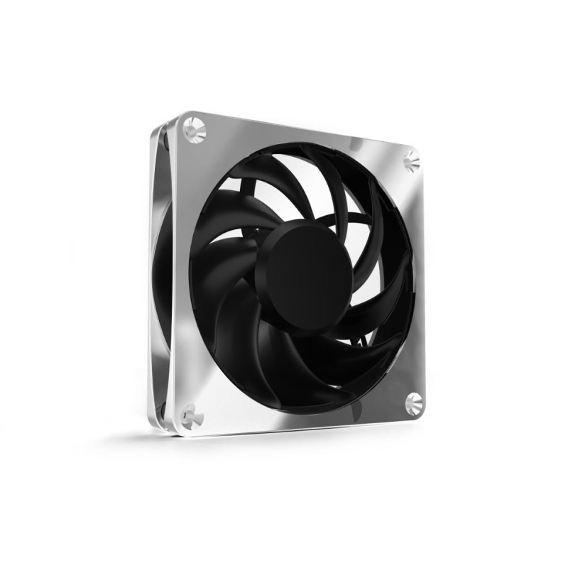 Alphacool Apex Stealth Metalowy wentylator Power Fan 120 mm, 3,000 obr./min - chrom