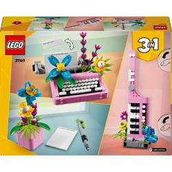 LEGO CREATOR 3w1 31169 Maszyna do pisania z kwiatami