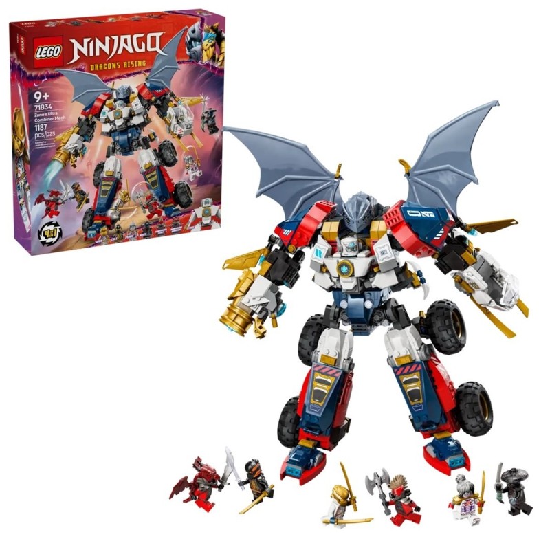 LEGO NINJAGO 71834 Wielofunkcyjny ultramech Zane’a