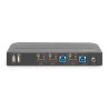 Digitus Przełącznik KVM, 2 x 1 HDMI, wyjście HDMI, USB, 4K x 2K przy 60 Hz