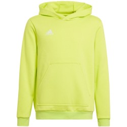 Bluza dla dzieci adidas Entrada 22 Hoody limonkowa HC5069 140cm