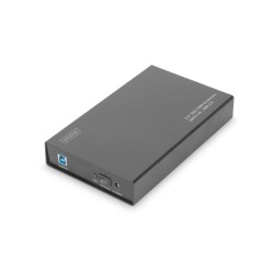 Obudowa USB 3.0 na dysk SSD/HDD 3.5" SATA IIIz zasilaczem, aluminiowa