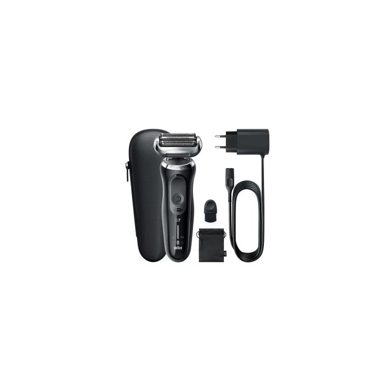 Braun Series 7 71-N1000s - Foil shaver - Black - Battery - Lithium-Ion (Li-Ion) - 50 min - 5 min