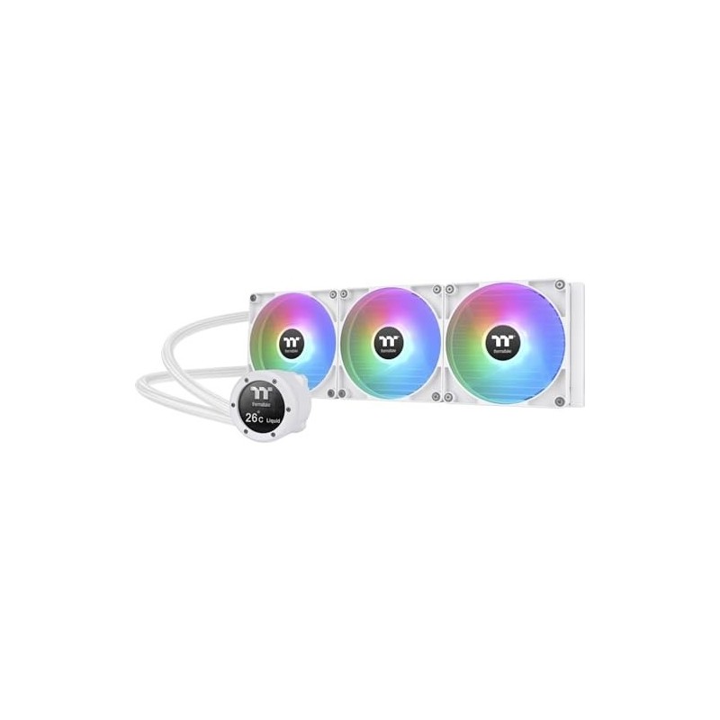 Thermaltake TH420 V2 Ultra ARGB Sync All-In-One Liquid Cooler Snow Edition weiss