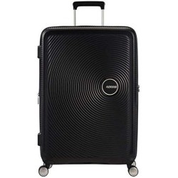 Mała kabinowa walizka American Tourister Soundbox EXP - bass black