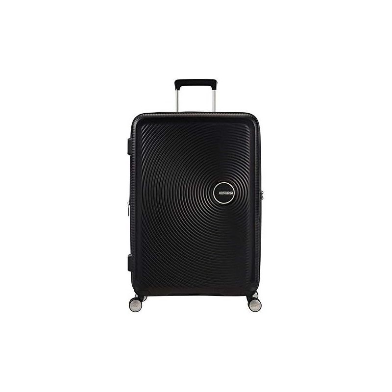 Mała kabinowa walizka American Tourister Soundbox EXP - bass black