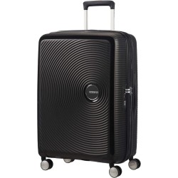 Mała kabinowa walizka American Tourister Soundbox EXP - bass black