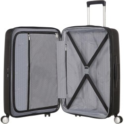 Mała kabinowa walizka American Tourister Soundbox EXP - bass black