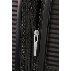 Mała kabinowa walizka American Tourister Soundbox EXP - bass black