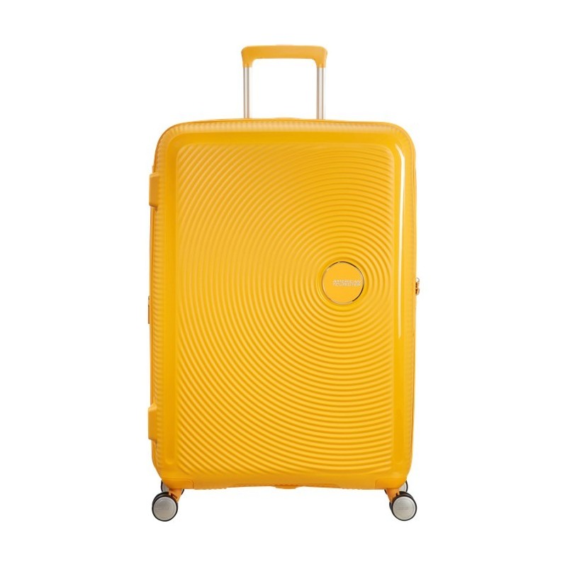 Walizka duża American Tourister Soundbox - golden yellow