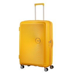 Walizka duża American Tourister Soundbox - golden yellow