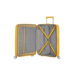 Walizka duża American Tourister Soundbox - golden yellow