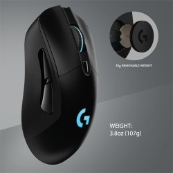 Logitech G G703 Lightspeed myszka Po prawej stronie RF Wireless Optyczny 25600 DPI