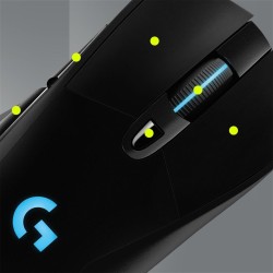 Logitech G G703 Lightspeed myszka Po prawej stronie RF Wireless Optyczny 25600 DPI