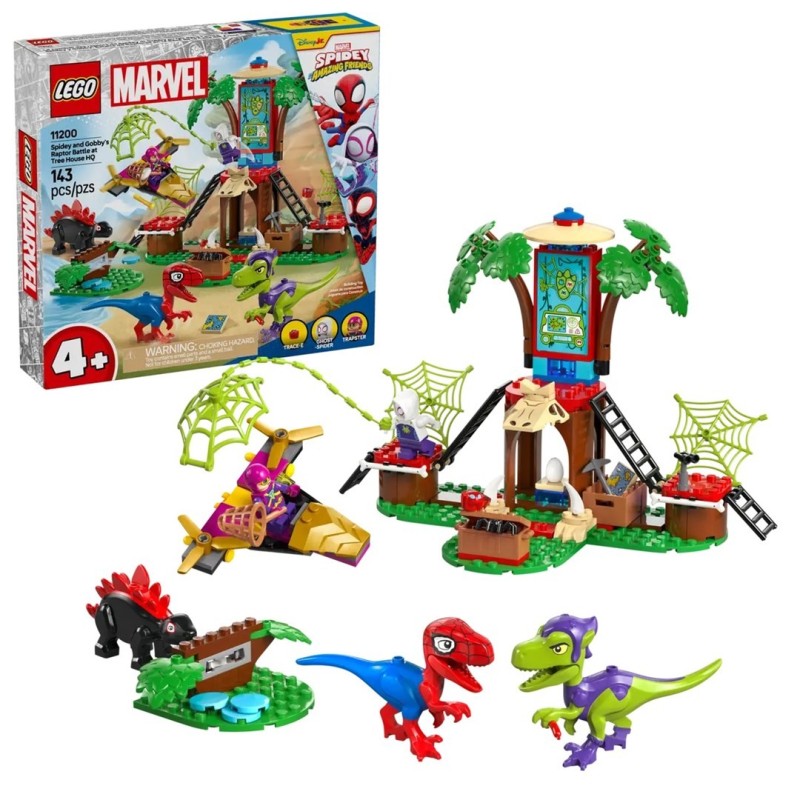 LEGO MARVEL SUPER HEROES 11200 Bitwa Spidey’ego i Gobby’ego przy domku na drzewie