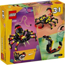 LEGO CREATOR 3w1 31159 Dzikie zwierzęta: niezwykły pająk