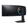 Samsung G95C monitor komputerowy 124,5 cm (49") 5120 x 1440 px Dual QHD LED Czarny