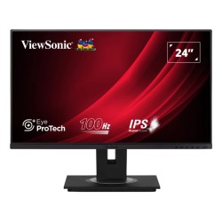 Viewsonic VG Series VG2448a monitor komputerowy 61 cm (24") 1920 x 1080 px Full HD LED Czarny