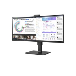 LG 34BQ77QC-B monitor komputerowy 86,4 cm (34") 3440 x 1440 px UltraWide Dual Quad HD LCD Czarny