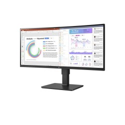 LG 34BQ77QC-B monitor komputerowy 86,4 cm (34") 3440 x 1440 px UltraWide Dual Quad HD LCD Czarny