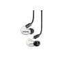 Shure SE215DYWH+UNI-EFS - Słuchawki douszne AONIC215 z pojedynczym przetwornikiem i kablem 3.5mm (białe)