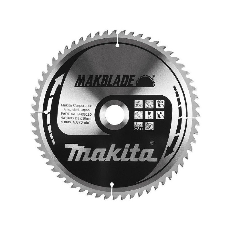 MAKITA PIŁA TARCZOWA 260x30x 24z DO 2704