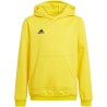 Bluza dla dzieci adidas Entrada 22 Hoody żółta HI2142 152cm
