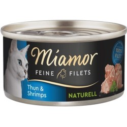 MIAMOR Feine Filets Naturelle tuńczyk, krewetka 80g