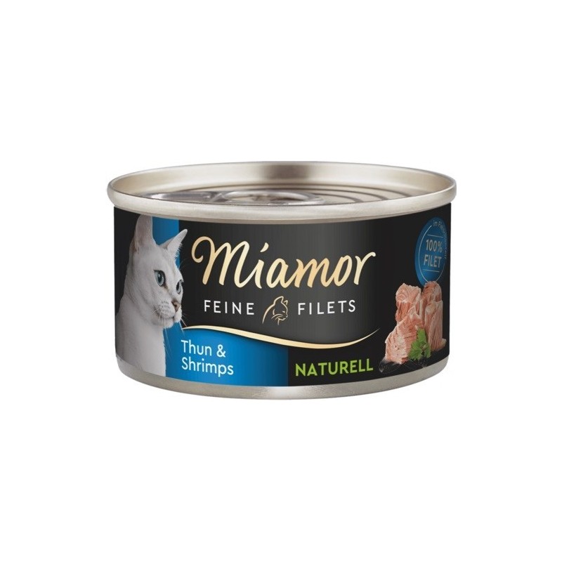 MIAMOR Feine Filets Naturelle tuńczyk, krewetka 80g