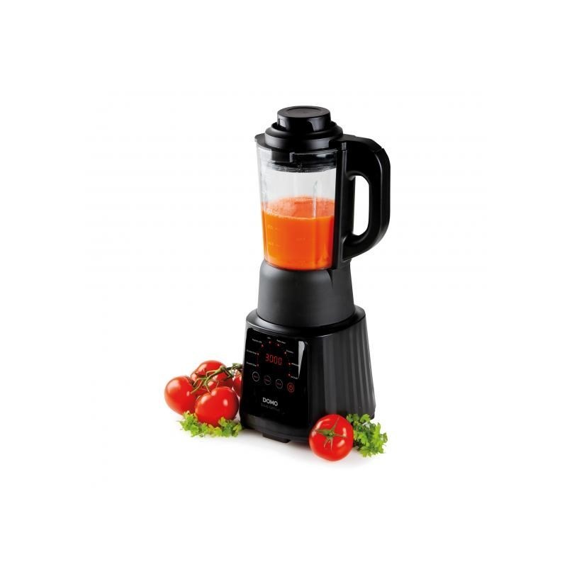 Domo DO726BL blender Blender z funkcją gotowania 900 W Czarny, Przezroczysty