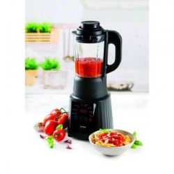 Domo DO726BL blender Blender z funkcją gotowania 900 W Czarny, Przezroczysty