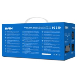 SVEN PS-340 głośnik przenośny / imprezowy Głośnik mono przenośny Czarny 24 W