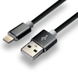 Kabel zasilający everActive CBS-1IB (USB - Lightning 1m kolor czarny)